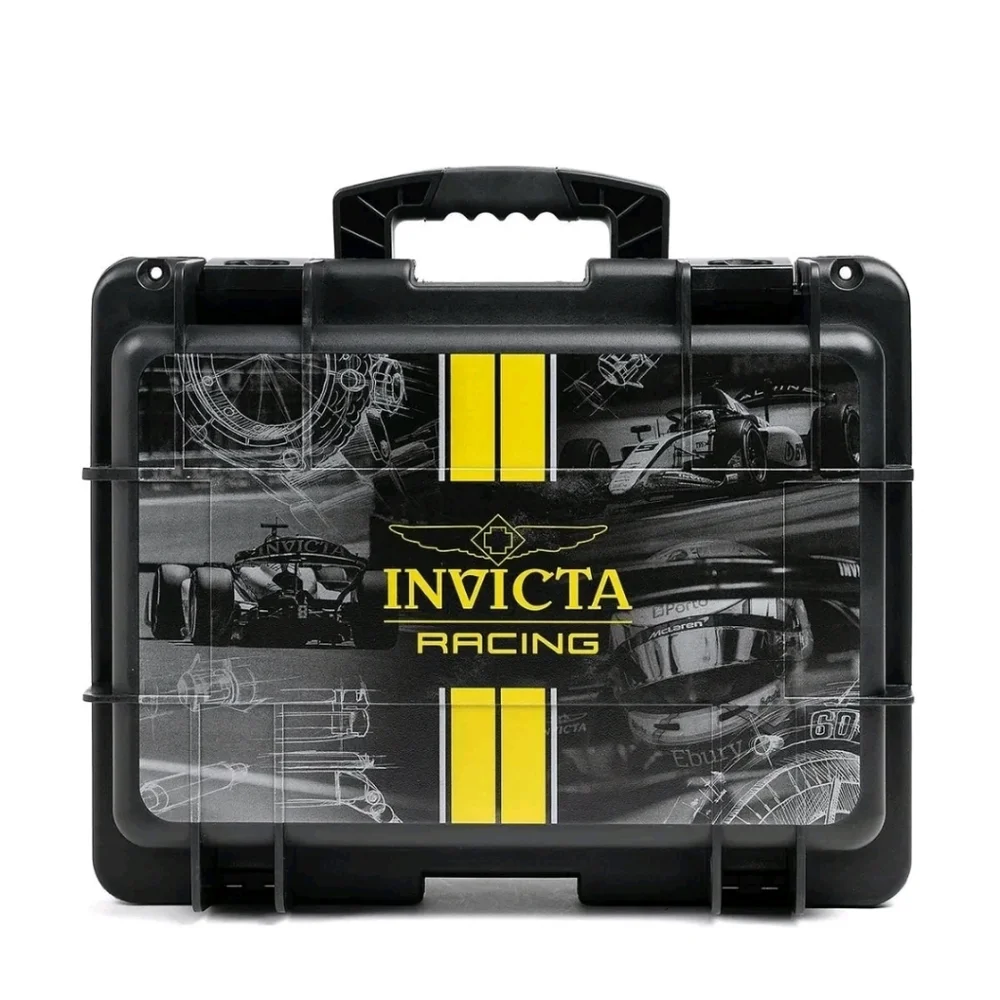 Invicta 8-Slot Dive Impact Watch Case, Racing Team, SKC Black (DC8RT-SKCBLK)